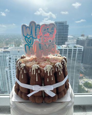 Bachelorette Party Set Up with Naughty Decorations, Cake Pops, and More image 6