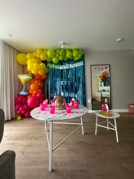 Bachelorette Party Set Up with Naughty Decorations, Cake Pops, and More image 7