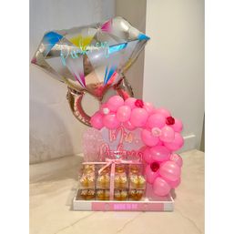 Bachelorette Party Set Up with Naughty Decorations, Cake Pops, and More image 10