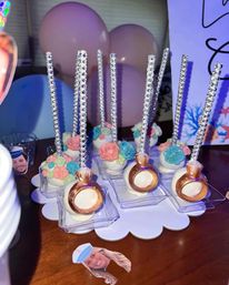 Bachelorette Party Set Up with Naughty Decorations, Cake Pops, and More image 12