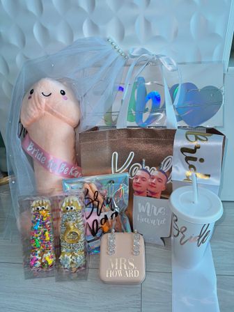Bachelorette Party Set Up with Naughty Decorations, Cake Pops, and More image 9