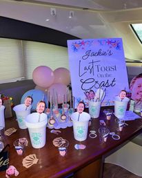 Bachelorette Party Set Up with Naughty Decorations, Cake Pops, and More image 11