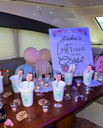 Bachelorette Party Set Up with Naughty Decorations, Cake Pops, and More image 11