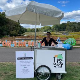 Insta-Worthy Boozy Ice Cream Cart Setup by Tipsy Scoop (50 Guest Minimum) image 5
