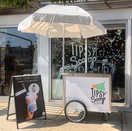 Insta-Worthy Boozy Ice Cream Cart Setup by Tipsy Scoop (50 Guest Minimum) image 8