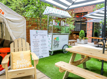 Insta-Worthy Boozy Ice Cream Cart Setup by Tipsy Scoop (50 Guest Minimum) image 2