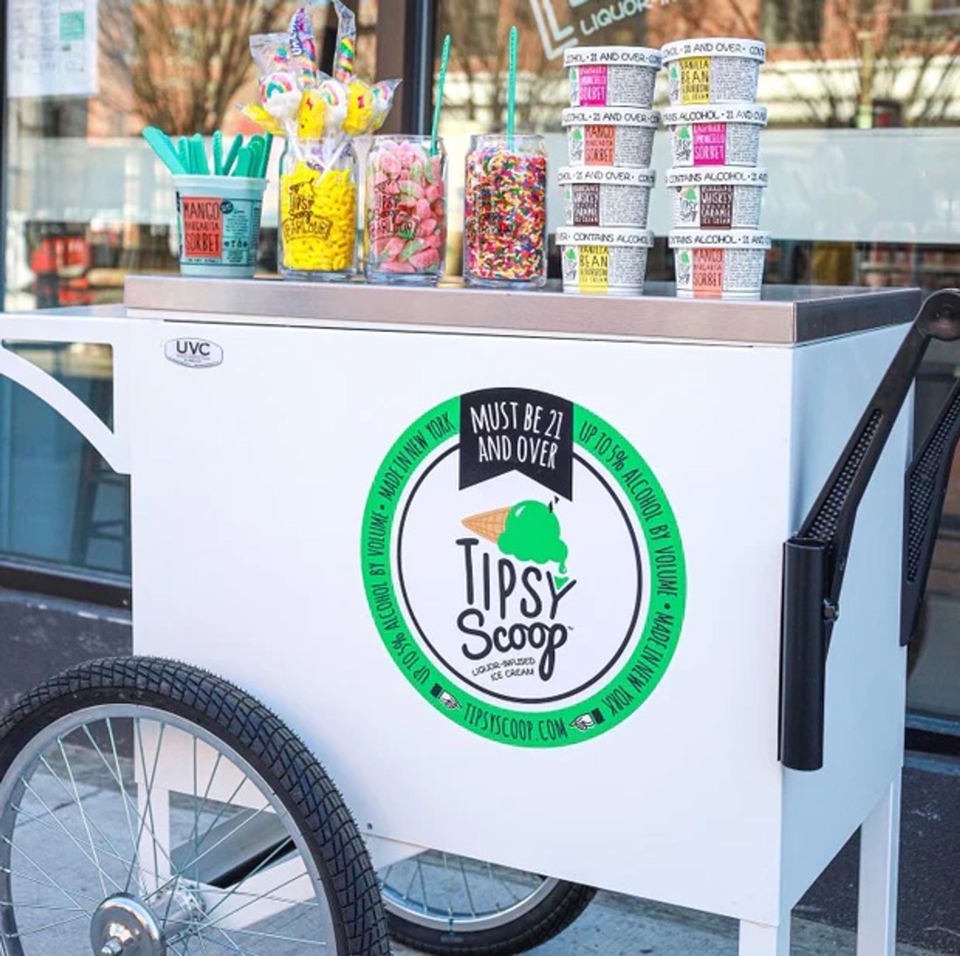 Insta-Worthy Boozy Ice Cream Cart Setup by Tipsy Scoop (50 Guest Minimum) image 1
