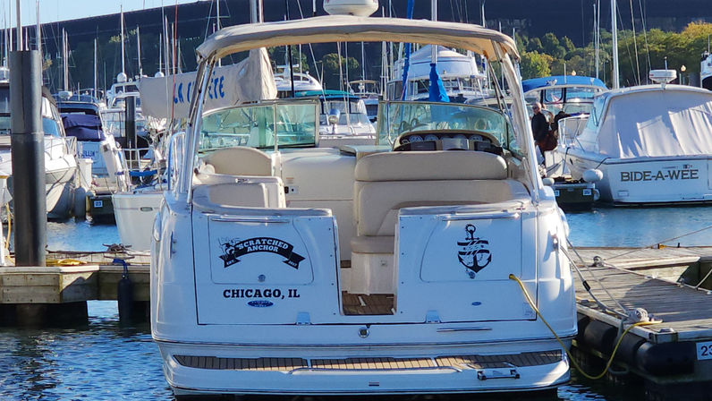 "Scratched Anchor" 38' Chaparral Yacht Charter image 2