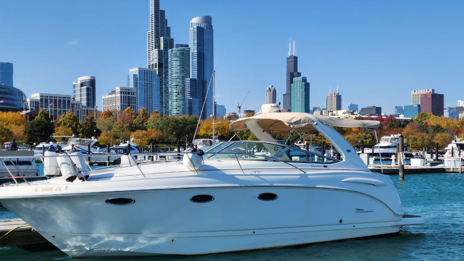 "Scratched Anchor" 38' Chaparral Yacht Charter image 1