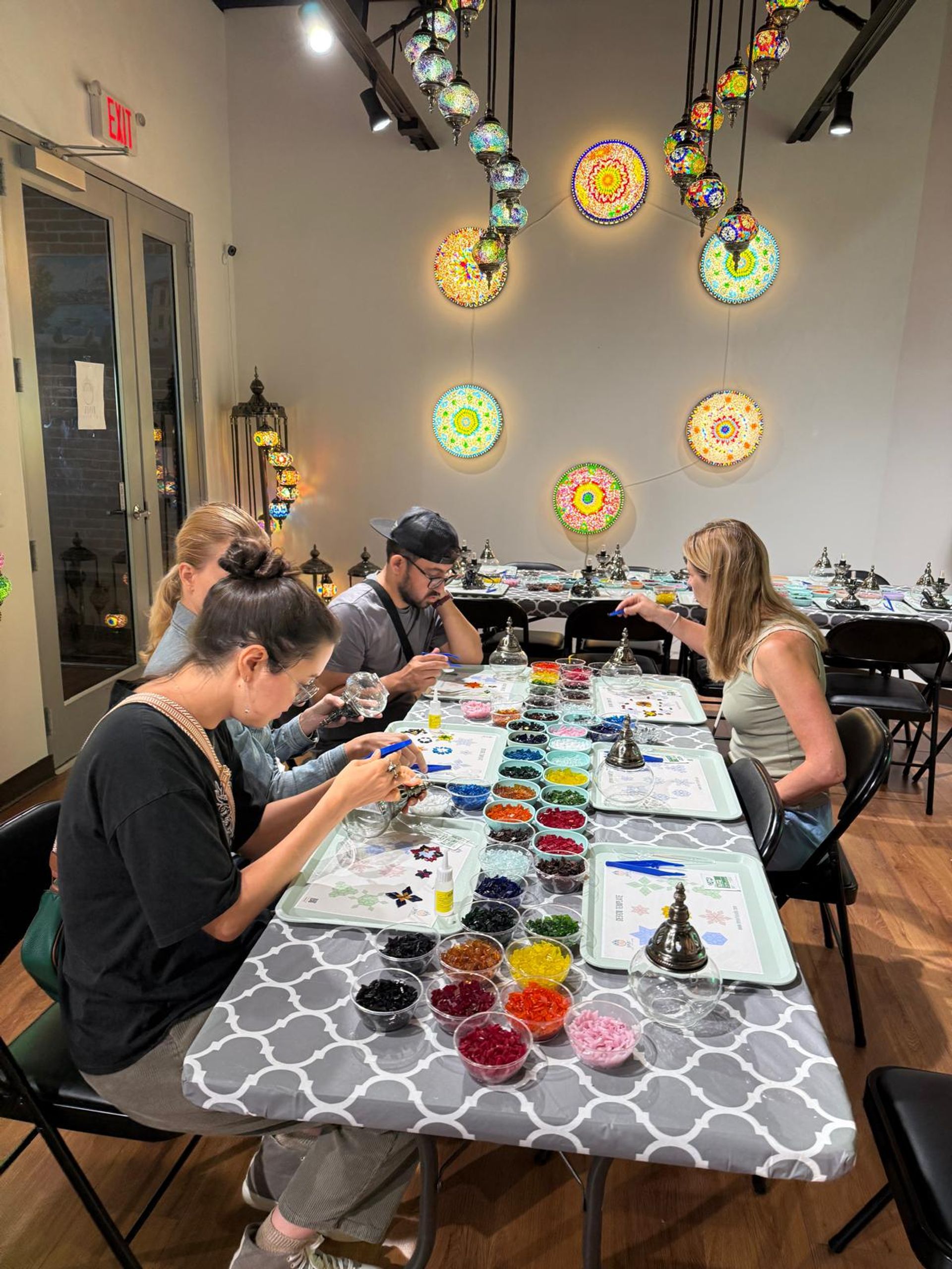 Mosaic Lamp Workshop: Create Your Own Colorful DIY Lamp image 2