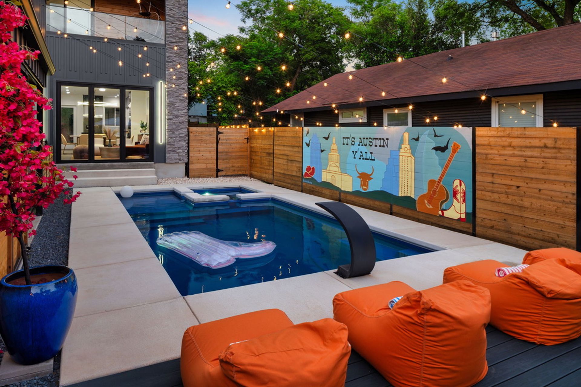 ArtHaus: Luxe East Austin Escape with Pool, Hot Tub + Firepit image 1