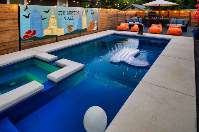 ArtHaus: Luxe East Austin Escape with Pool, Hot Tub + Firepit image 35