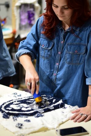 Rug Tufting Workshop in Detroit: Create Your Own Custom Handmade Rug at Ink Thread Studio image 10
