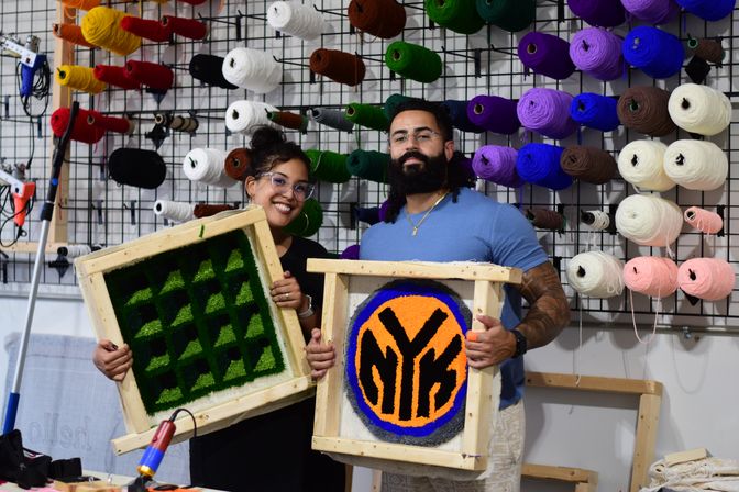 Rug Tufting Workshop in Detroit: Create Your Own Custom Handmade Rug at Ink Thread Studio image 8