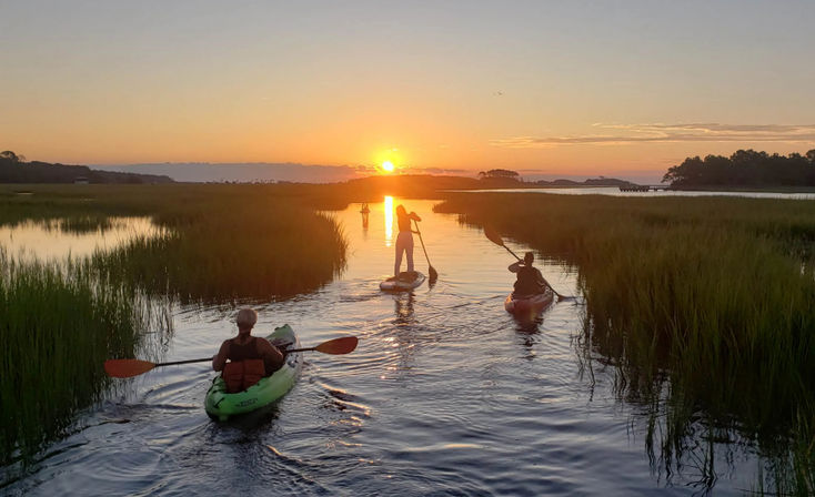 Guided Kayak & Paddleboard Tour to a Private Island image 5