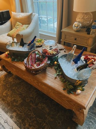 Luxury Picnic Setup in Savannah: Charcuterie Board, Wine, Games, Decor, and Speaker image 17