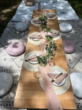 Luxury Picnic Setup in Savannah: Charcuterie Board, Wine, Games, Decor, and Speaker image 3