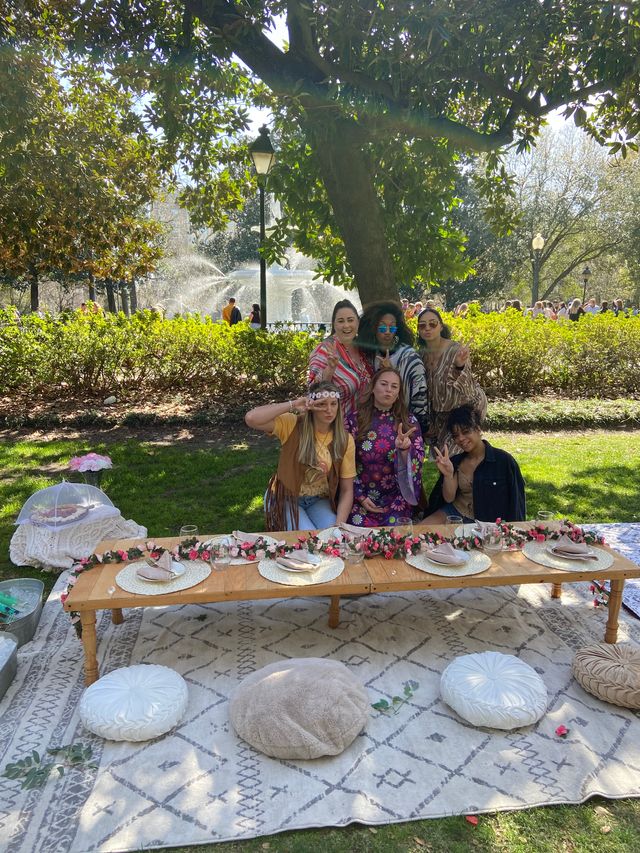 Luxury Picnic Setup in Savannah: Charcuterie Board, Wine, Games, Decor, and Speaker image 5