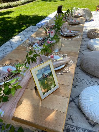 Luxury Picnic Setup in Savannah: Charcuterie Board, Wine, Games, Decor, and Speaker image 8