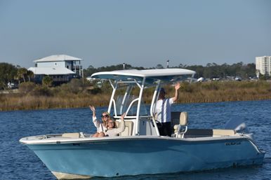 Orange Beach Boat Rentals with Bluetooth Sound System & Shaded Seating On Board (Up to 12 Passengers) image 9