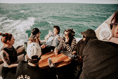 Yacht Party on Lake Michigan: 40' Sea Ray Yacht Charter image 2