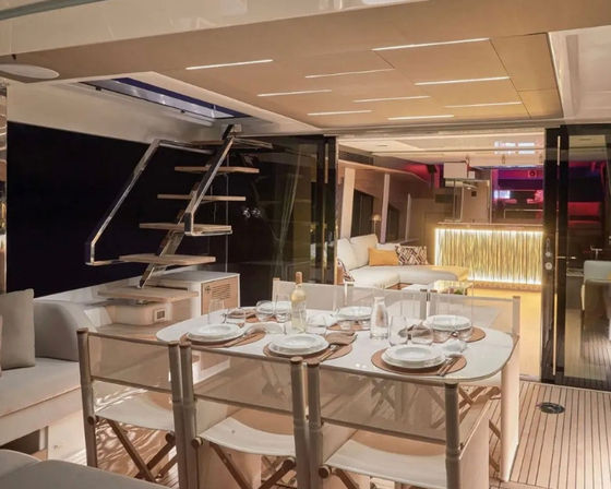 Dining at the Dock: A Bespoke Culinary & Cocktail Experience Aboard the 2024 Prestige 75-Foot Yacht image 1