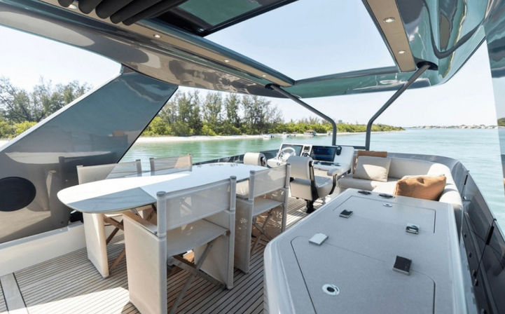 Dining at the Dock: A Bespoke Culinary & Cocktail Experience Aboard the 2024 Prestige 75-Foot Yacht image 3