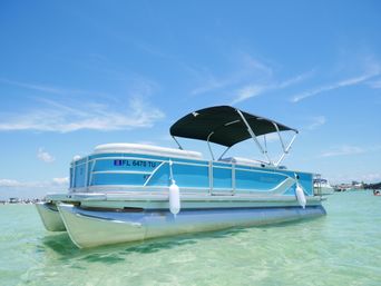Crab Island Pontoon Rental: Tiki Bar Kick-Off, Lily Pad, Bluetooth Sound & More image 15