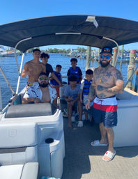 Crab Island Pontoon Rental: Tiki Bar Kick-Off, Lily Pad, Bluetooth Sound & More image 18