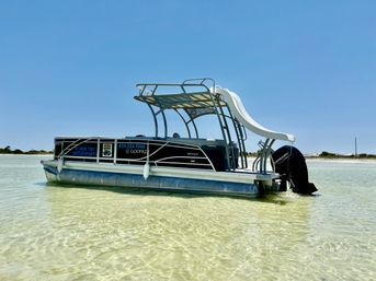 Crab Island Pontoon Rental: Tiki Bar Kick-Off, Lily Pad, Bluetooth Sound & More image 11