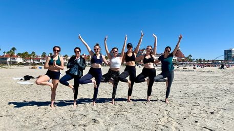 Private Bachelorette Yoga: Enjoy a Customized Class at the Beach or Your Airbnb image 1