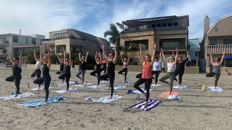 Private Bachelorette Yoga: Enjoy a Customized Class at a Park or Your Airbnb image 6