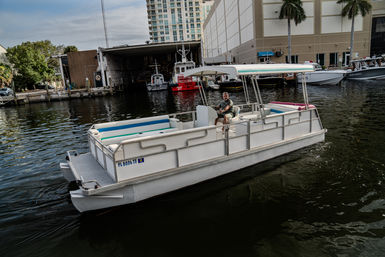 Private Pontoon Boat Party with Room for 10 People (BYOB) image 6