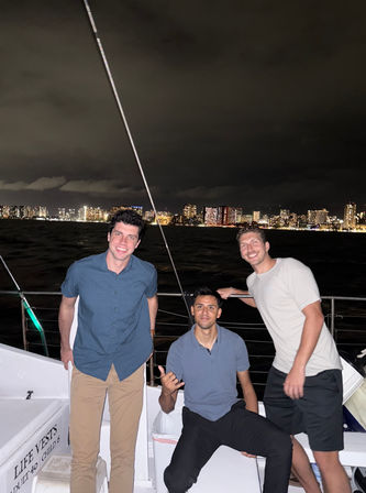 Waikiki Fireworks Catamaran Cruise: BYOB Party Sail for Bachelorettes, Birthdays & Groups image 1