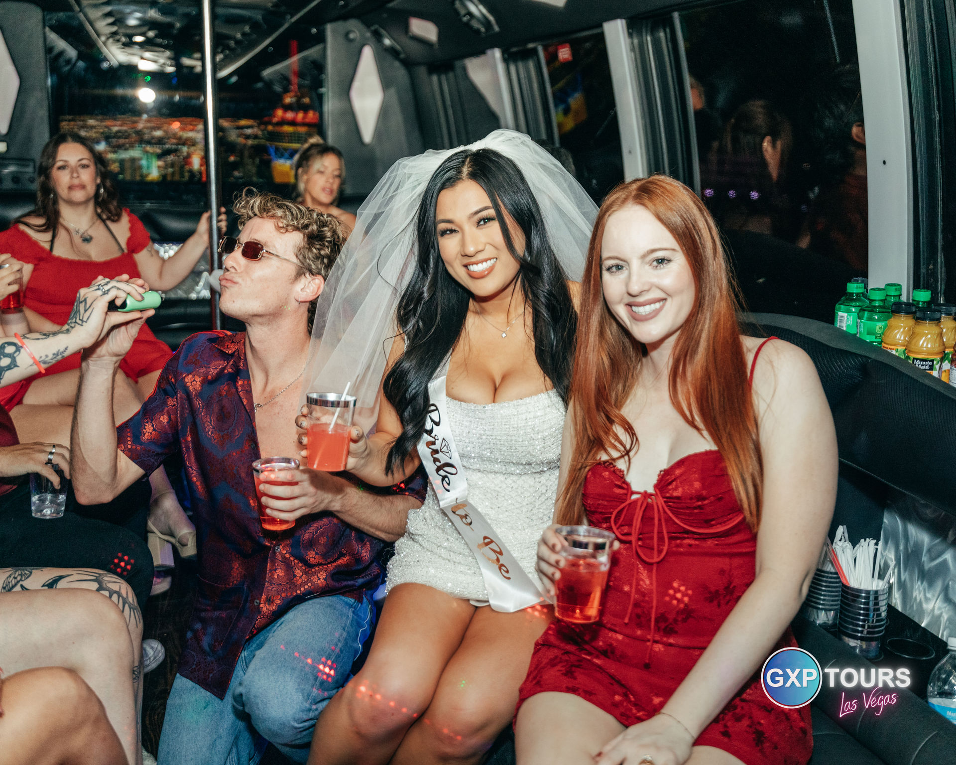 Nightclub on Wheels: Lounge Entry, Private Party Bus with Free Drinks + Photo Stop & Nightclub of Your Choice with Free Entry image 1