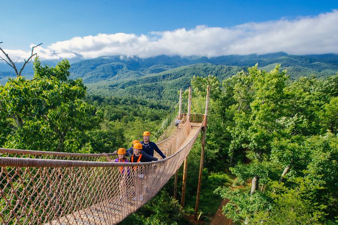 Mountaintop Zipline & ATV Tour through the Great Smoky Mountains image 16