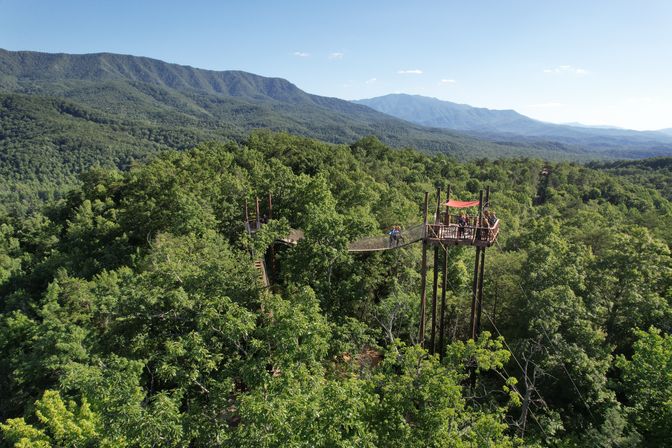 Mountaintop Zipline & ATV Tour through the Great Smoky Mountains image 19