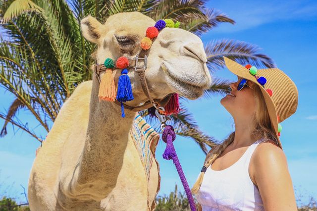 Combo Boat Ride to the Famous Arch, Camel Ride on the Beach & Mexican Buffet Lunch image 5