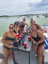 Party, Slide & Soak on a 35ft Pontoon to Crab Island image 12