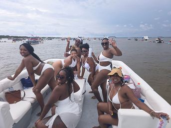 Party, Slide & Soak on a 35ft Pontoon to Crab Island image 16