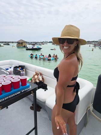 Party, Slide & Soak on a 35ft Pontoon to Crab Island image 30