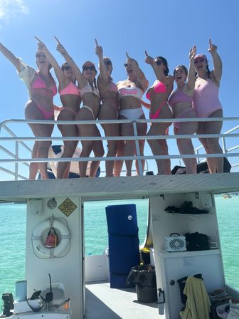 Party, Slide & Soak on a 35ft Pontoon to Crab Island image 19