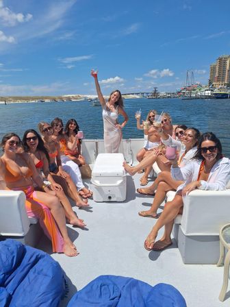 Party, Slide & Soak on a 35ft Pontoon to Crab Island image 10
