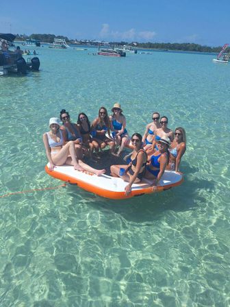 Party, Slide & Soak on a 35ft Pontoon to Crab Island image 6