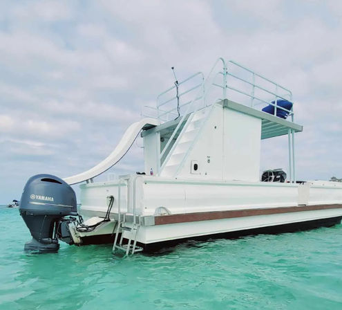 Party, Slide & Soak on a 35ft Pontoon to Crab Island image 2