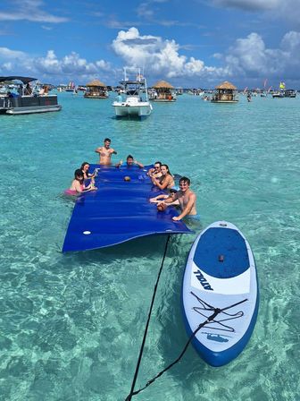 Party, Slide & Soak on a 35ft Pontoon to Crab Island image 8