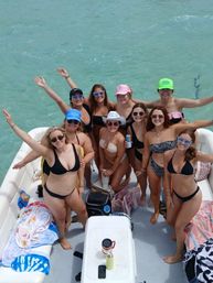 Party, Slide & Soak on a 35ft Pontoon to Crab Island image 26