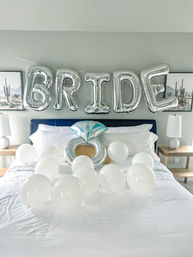 Ultimate Bachelorette Party Decor Package with Personalized Backdrops, Balloon Garlands, Fiancé Face Fans, and More image 7