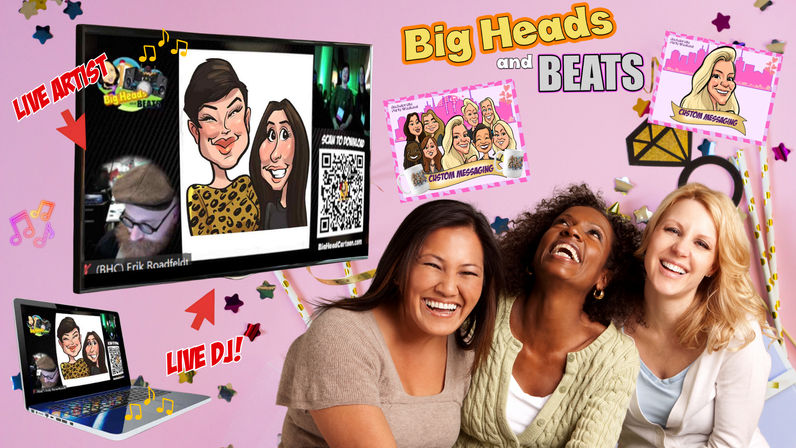 Mobile Digital Caricature Party with DJ & Keepsakes image 5