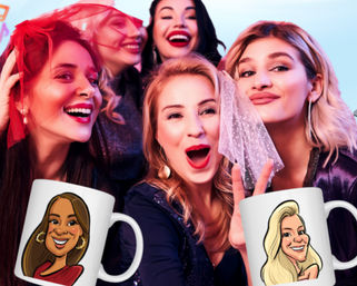 Mobile Digital Caricature Party with DJ & Keepsakes image